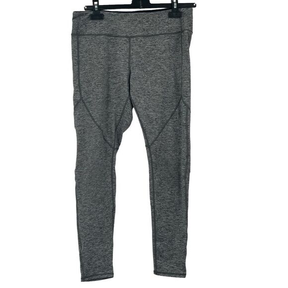 Zella Women's Leggings Gray Heathered 7/8 Length‎ Yoga Activewear Size Large - Picture 1 of 7
